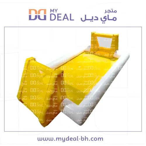 ملعب صابوني لون أصفر وأبيض 8 * 4 متر