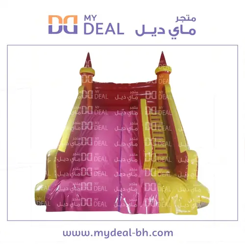 زحليقة هوائية مع سلم ومساكات لليد الطول 7 * 5.25 * 7 متر 