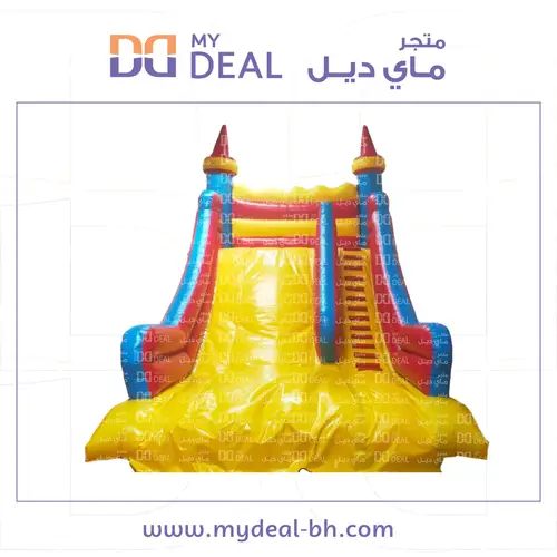 زحليقة هوائية بدرج ومساكات يد 7* 5.25* 7 متر
