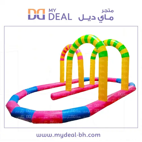 مضمار السيارات طول ٧.٦ عرض ٤.٥٠ ارتفاع ٣ متر