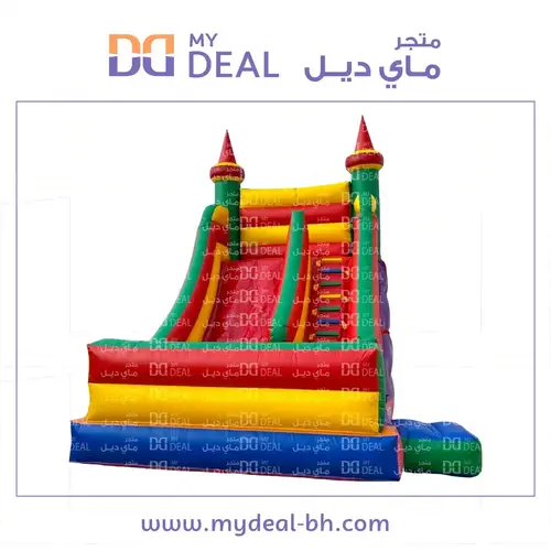 زحليقة مع جدار و بوابة 6* 4.5 *6 متر