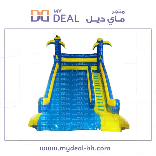 زحليقة هوائية بسلم ومساكات يد وأعمدة مشجرة  7* 5.25* 7 متر