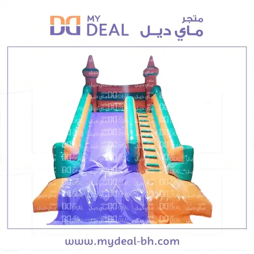 زحليقة هوائية بسلم ومساكات يد 6* 4* 6 متر