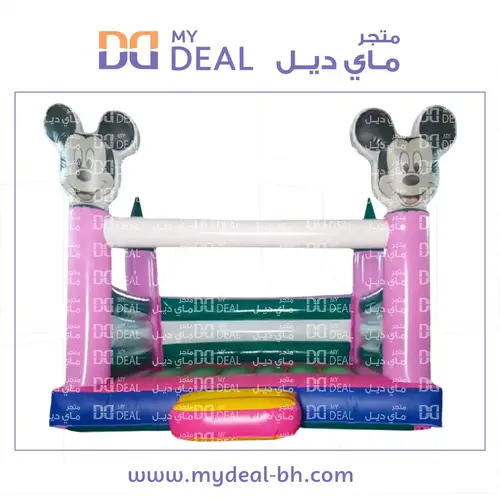 نقيزة ميكي ماوس هوائية مع درج  4*4 متر