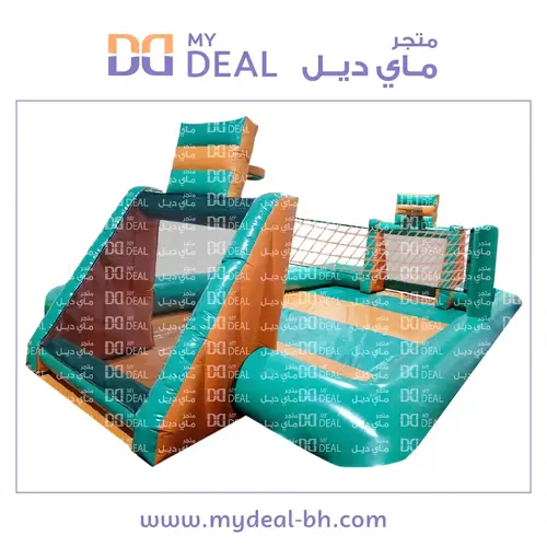 ملعب صابوني مع سلة وطائرة متعددة الاستخدام الطول ١٠ متر في ٥ متر 