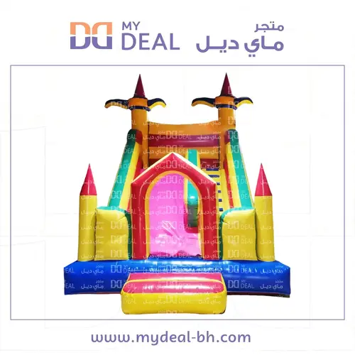 زحليقة مع جدار و بوابة 6.20* 4 *5 متر