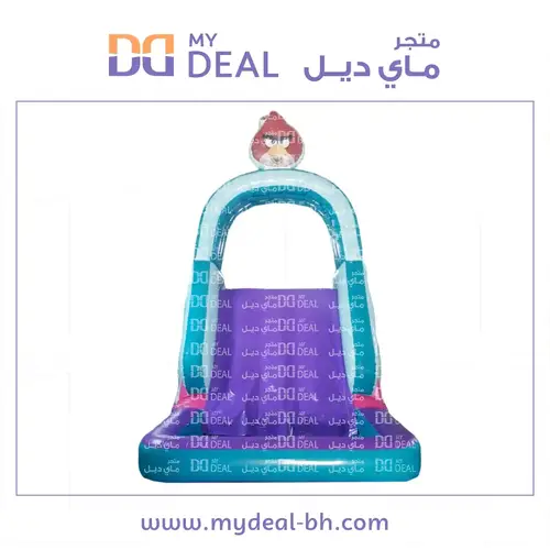 زحليقة انجري بيردز مع سلمين وحوض مائي ودرج كبير الطول ٥.٩٠ متر العرض ٣ متر الارتفاع ٤ متر 