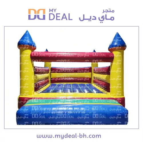نطيطة هوائية مع درج كبير الطول ٥ متر العرض ٤ متر 