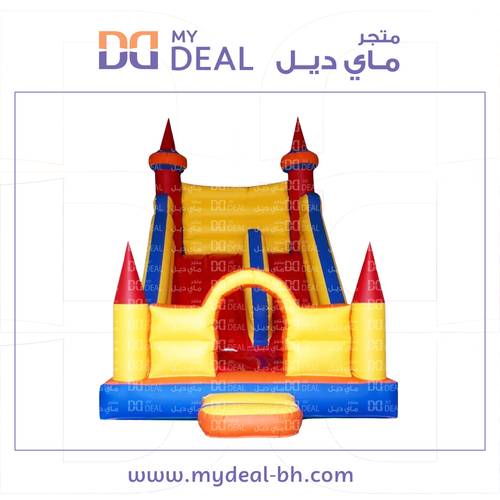 زحليقة مع نطيطة وجدار ودرج وبوابة 6.20*4*5 متر