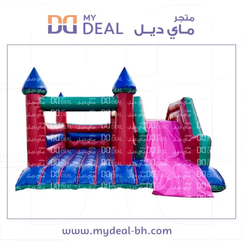 زحليقة مع نطيطة جانبية وسلم 5 * 5 متر