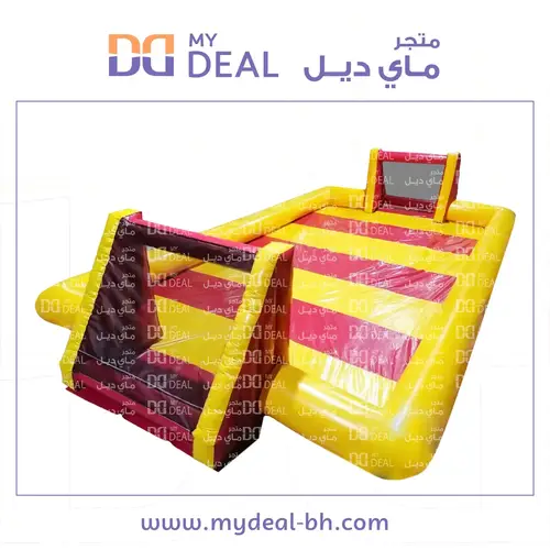 ملعب صابوني مع اقوال الطول ١٤ متر العرض ٧ متر 