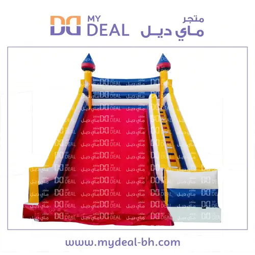 زحليقة هوائية عملاقة مع بوابة ومساكات يد 9*6* 9 متر