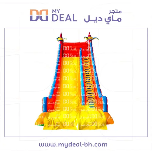 زحليقة هوائية مع مساكات يد و سلم  11* 4.50* 10 متر
