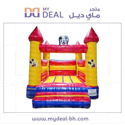 إيجار نطيطة ميكي ماوس طول 3.7 وعرض 3 متر ارتفاع 3.10 متر