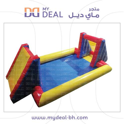 ملعب صابوني ٦ في ٣ متر لون أصفر و أزرق