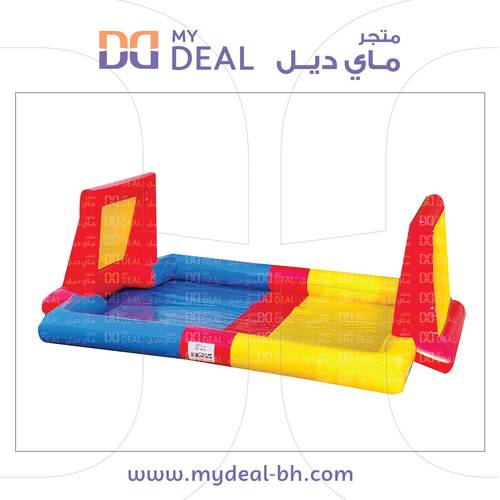 ملعب صابوني 6×4 متر ثلاث ألوان أصفر أحمر أزرق