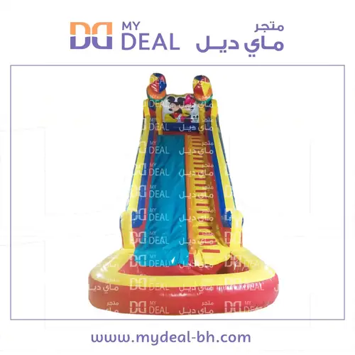 زحليقة ميكي ماوس المائية الطول 10 متر العرض 3.30 متر الارتفاع 9.50 متر 