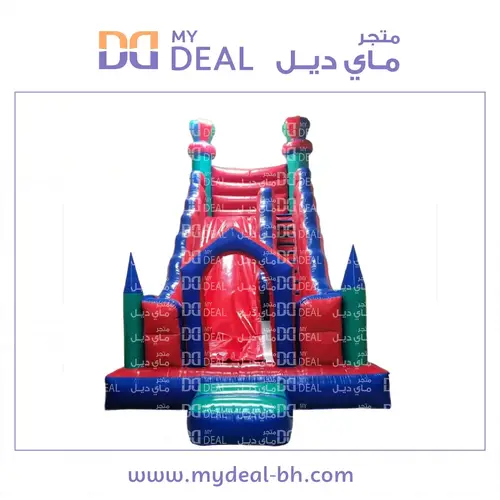 زحليقة هوائية مع نطيطة وجدار و بوابة 7.70*4*7 متر 