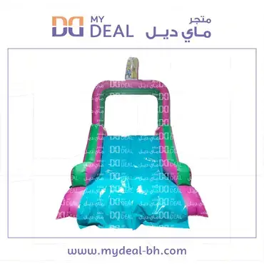 زحليقة هوائية شخصية المينيونز مع سلمين ودرج 5.40* 3* 3 متر