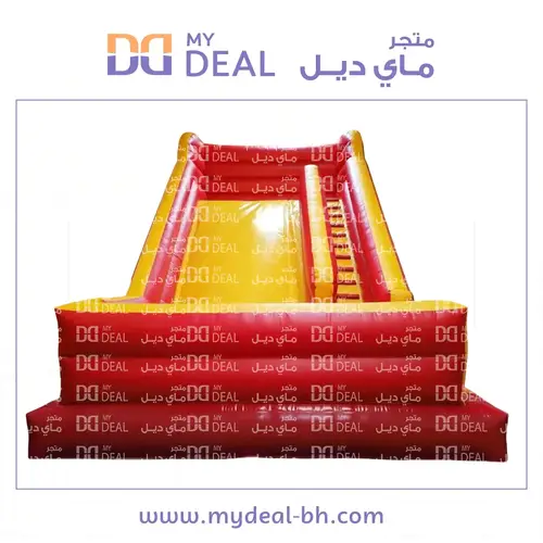 زحليقة هوائية مع نطيطة وجدار وبوابة جانبية 7*5.25*7 متر 