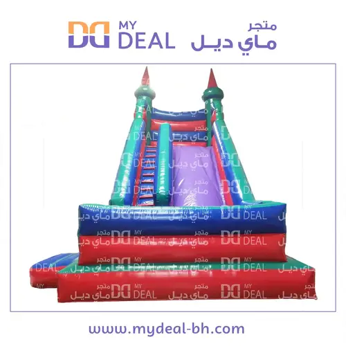 زحليقة مع جدار وبوابة 7*4.5 *7 متر