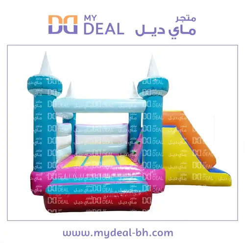 نطيطة مع درج وزحليقة مع سلم جانبية 5.50*3.50 متر