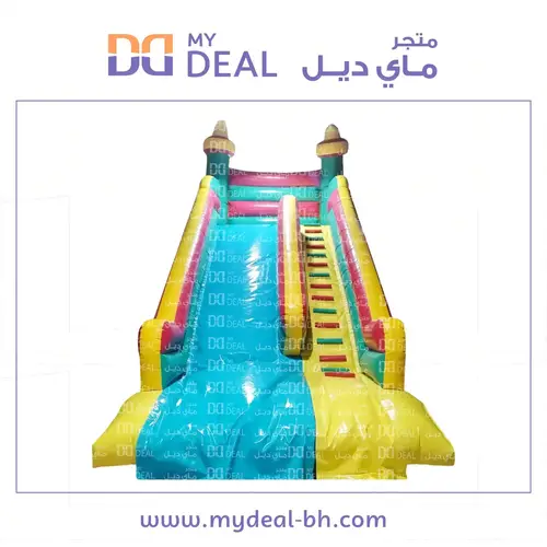 زحليقة هوائية مع سلم ومساكات يد 7* 4* 7 متر 