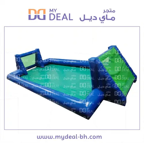 ملعب صابوني بأرضية بلون أخضر 10 * 5 متر