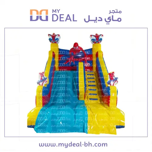 زحليقة هوائية شخصية سبايدر مان هوائية مع سلم 5.5* 4* 5 متر