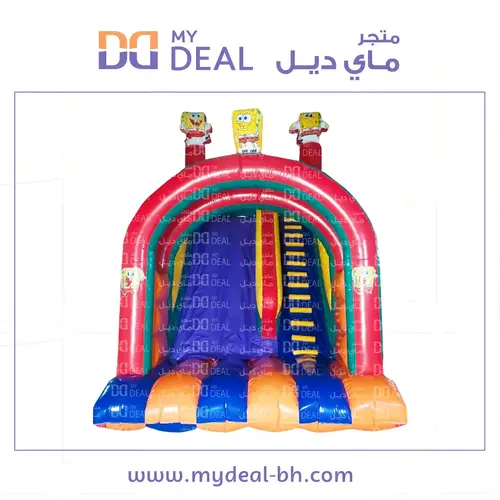 زحليقة هوائية مع نطيطة وقوسين وسلم 7* 4*7 متر.