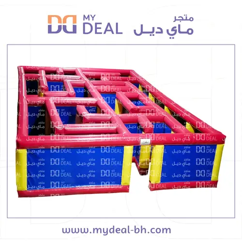 متاهات الحصن مع شبك حماية 10 * 6 * 2 متر