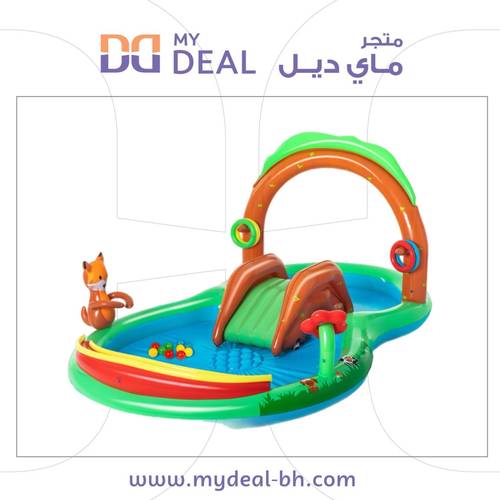 العاب مائية مع زحليقة الغابة 2.95×1.99×1.30متر
