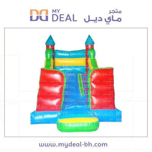 زحليقة مع جدار وبوابة ودرج وسلم ونطيطة 5.20*3*3.50 متر