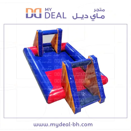 ملعب صابوني لون أزرق وأحمر 6*3 متر