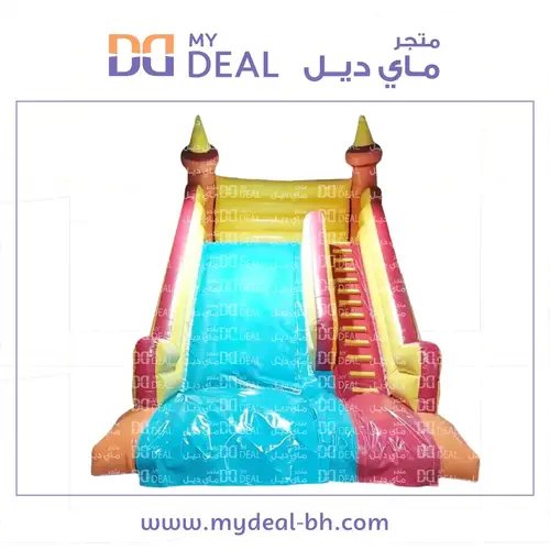 زحليقة هوائية مع سلم ومساكات يد 7*4.50*7 متر 