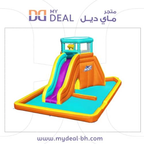 زحليقة مائية مع حوض عملاق السندباد 5.6×3.7×2.6 متر تكفي 10 أطفال