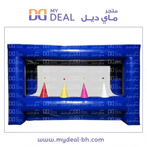 لعبة الرماية بالاسهم مع صور صغيرة واسهم طول 8 متر عرض 4 متر ارتفاع 3 متر 