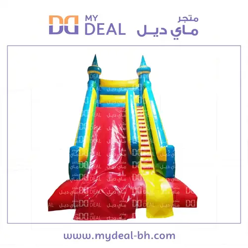 زحليقة هوائية مع سلم ومساكات يد 7*4* 7 متر