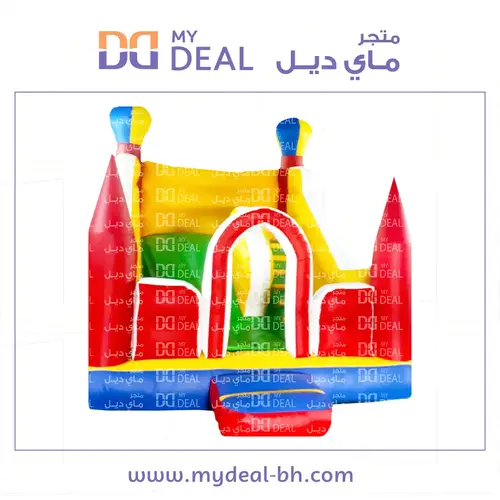زحليقة هوائية مع نطيطة مع جدار وبوابة الطول 5.20*3.60*3.50 متر 