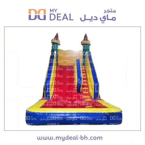 زحليقه مع حوض كبير الطول ٦م  والعرض ٤م والارتفاع ٦م