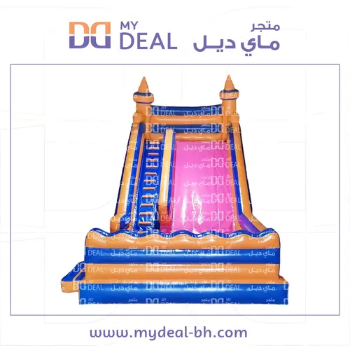 نطيطه وزحليقه امامية وجدار كبير وبوابة وسلم  8* 5.25 *7 متر