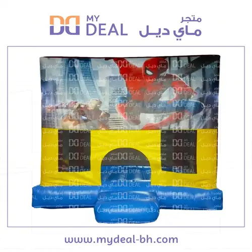 نطيطة سبايدر مان مع شبك حماية ودرج 4.70*4 متر
