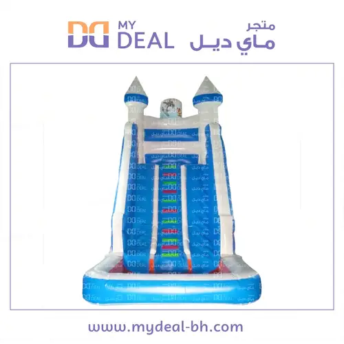 زحليقة توم اند جيري المائية مسارين مع سلم وسط طول ٦ متر عرض ٣.٣٠ متر ارتفاع ٦ متر 