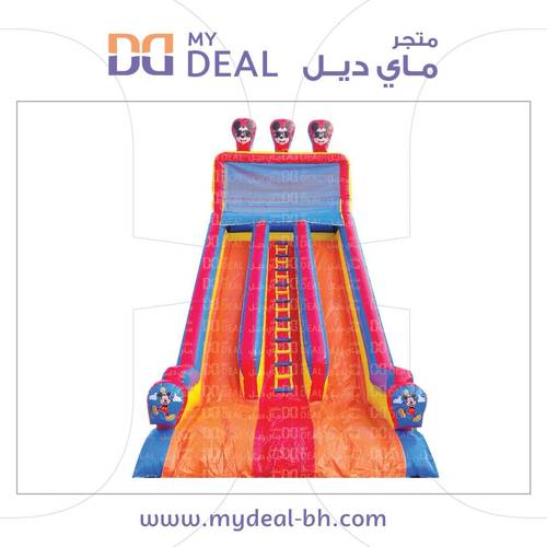 إيجار زحليقه هوائية توم وجيري الطول 9 متر العرض 4.50 متر ارتفاع 9 متر