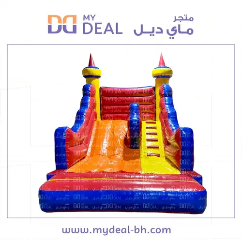زحليقة هوائية مع سلم ودرج كبير  5* 3.60* 3.50 متر