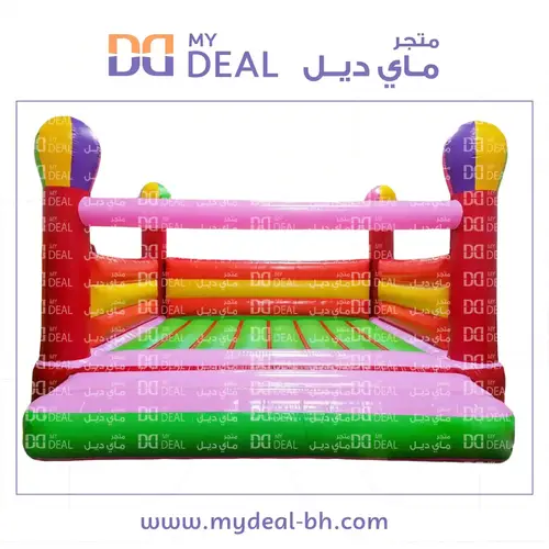 نطيطة هوائية مع درج كبير 6*5 متر