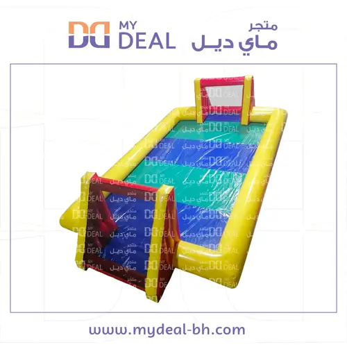 ملعب صابوني بجوانب لون أصفر 10 * 5 متر  