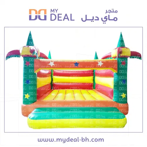 نطيطة هوائية مع درج وأعمدة مشجرة 6*5 متر