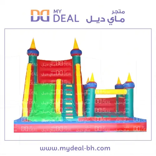 زحليقة مائية مع نطيطة وحوض كبير  5* 6.60*4.50 متر