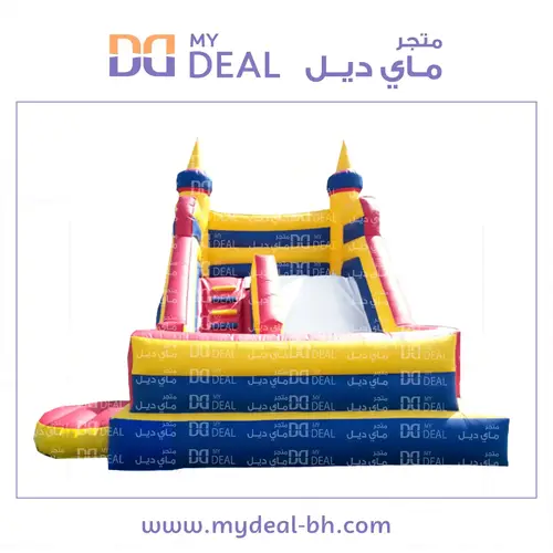 زحليقة هوائية مع نطيطة وجدار وبوابة 5*4*4.50 متر 